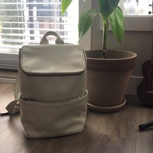 Matt & Nat white backpack